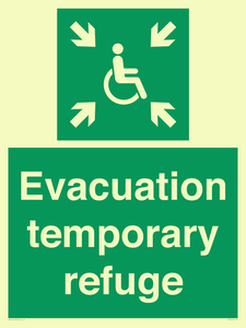 Evacuation temporary refuge